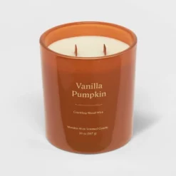 20oz Glass Woodwick Vanilla Pumpkin Candle - Threshold™ -Home Furnishing Series Shop GUEST 000ffd03 bef2 4ee7 aed0 dd9505355641