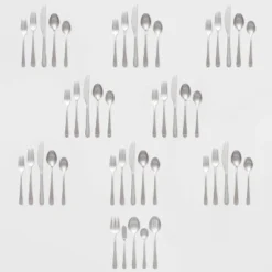 45pc Harrington Flatware Set Silver - Threshold™ 2 45pc Harrington Flatware Set Silver - Threshold™ -Home Furnishing Series Shop GUEST 014afb64 117b 4392 b63f f9512793ab79