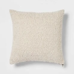 Woven Boucle Square Throw Pillow With Exposed Zipper - Threshold™ -Home Furnishing Series Shop GUEST 0156fdc5 10c3 4229 91f3 7cd04c3990d7