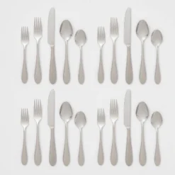20pc Luxor 18/10 Stainless Steel Flatware Set - Threshold Signature™ 2 20pc Luxor 18/10 Stainless Steel Flatware Set - Threshold Signature™ -Home Furnishing Series Shop GUEST 0249df9c 4528 4fe4 ae3a bb1cbcc9fee2
