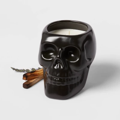 38oz XL Ceramic Skull Figural Candle Black - Threshold™ 38oz XL Ceramic Skull Figural Candle Black - Threshold™ -Home Furnishing Series Shop GUEST 04c3c49d e229 453a a5ce e2b5d6eb52e6