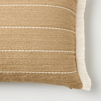 Oversized Embroidered Striped Lumbar Throw Pillow Brown - Threshold™ designed with Studio McGee Oversized Embroidered Striped Lumbar Throw Pillow Brown - Threshold™ Designed With Studio McGee -Home Furnishing Series Shop GUEST 15da149f 7710 4f83 96fb 4a7289f72c9a