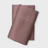 King 800 Thread Count Solid Performance Pillowcase Set Mauve - Threshold™