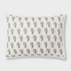 Voile Woodblock Printed Quilt Sham Ivory - Threshold™ -Home Furnishing Series Shop GUEST 18e7d34d e9d5 44c9 a257 784633d28fac