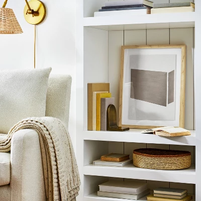 16" x 20" Color Block Abstract Glass Framed Wall Art Print Light Navy - Threshold™ designed with Studio McGee 16" X 20" Color Block Abstract Glass Framed Wall Art Print Light Navy - Threshold™ Designed With Studio McGee -Home Furnishing Series Shop GUEST 19071546 fae0 4d28 ad2f 17f1144c1455