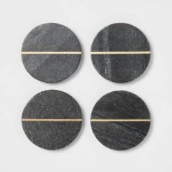4pk Marble Coasters Gray - Threshold™ -Home Furnishing Series Shop GUEST 1cad0be7 c11c 441a a4bf b40d40be77f2