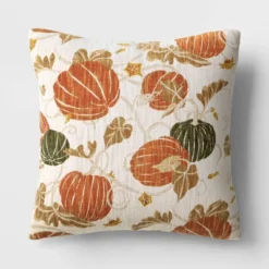 Printed Pumpkin Square Throw Pillow - Threshold™ 3 Printed Pumpkin Square Throw Pillow - Threshold™ -Home Furnishing Series Shop GUEST 2139f9f9 2c16 4d71 80ef 43ec8e441829