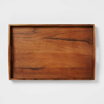 20" x 13" Wood Signature Serving Tray - Threshold™ 20" X 13" Wood Signature Serving Tray - Threshold™ -Home Furnishing Series Shop GUEST 22c10eed b8b6 41a9 996a 740c9768d13c