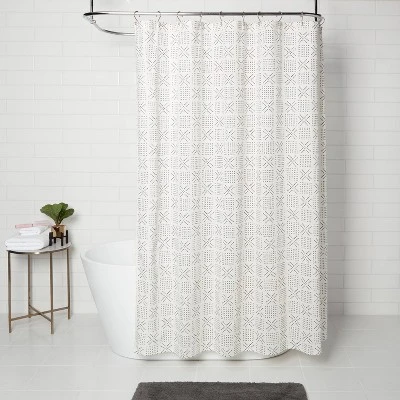 Shapes Shower Curtain White - Threshold™ Shapes Shower Curtain White - Threshold™ -Home Furnishing Series Shop GUEST 2348665e 10f7 404e a9cd 5e48a0646658