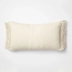 Textural Woven Throw Pillow With Trims Cream - Threshold™ Designed With Studio McGee 4 Textural Woven Throw Pillow With Trims Cream - Threshold™ Designed With Studio McGee -Home Furnishing Series Shop GUEST 2494d37c 17c0 4147 b164 0e46d2ff98c0