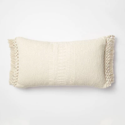 Textural Woven Throw Pillow with Trims Cream - Threshold™ designed with Studio McGee Textural Woven Throw Pillow With Trims Cream - Threshold™ Designed With Studio McGee -Home Furnishing Series Shop GUEST 2494d37c 17c0 4147 b164 0e46d2ff98c0