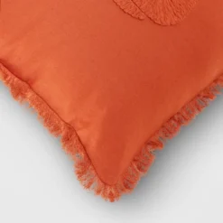 Embroidered Pumpkin With Frayed Edges Square Throw Pillow Rust - Threshold™ -Home Furnishing Series Shop GUEST 2b2755e8 4345 414a 9201 2ede5c407be4