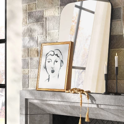 24" x 36" Infinity Mantle Mirror Black - Threshold™ 24" X 36" Infinity Mantle Mirror Black - Threshold™ -Home Furnishing Series Shop GUEST 33860a83 100d 4fd7 abaf 21a38ee53c71