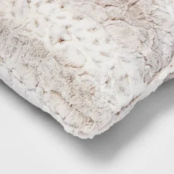 Snow Leopard Ombre Faux Fur Throw Pillow - Threshold™ -Home Furnishing Series Shop GUEST 3736a0e8 d523 4b7d 8a08 9d54d4dfe9b9