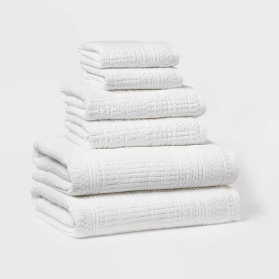 6pc Modern Bath Towels and Washcloths Set - Threshold™ 6pc Modern Bath Towels And Washcloths Set - Threshold™ -Home Furnishing Series Shop GUEST 3ef88610 ecb2 46a3 b326 af5218820255