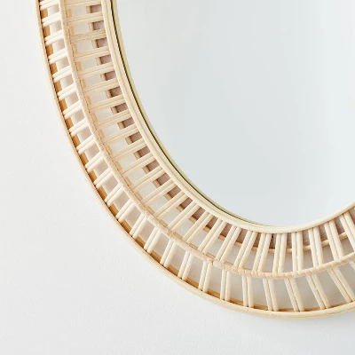20" x 28" Light Woven Oval Mirror - Threshold™ designed with Studio McGee 20" X 28" Light Woven Oval Mirror - Threshold™ Designed With Studio McGee -Home Furnishing Series Shop GUEST 44ddb512 e7a4 4291 ae01 35758a6c9aad