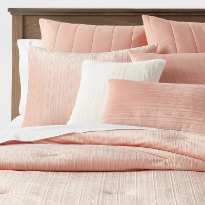 8pc Luxe Velvet Comforter Set Salmon Pink - Threshold™ 8pc Luxe Velvet Comforter Set Salmon Pink - Threshold™ -Home Furnishing Series Shop GUEST 46352fa2 d486 4716 a950 090cc2da6259