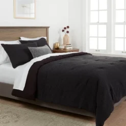 Washed Waffle Weave Comforter & Pillow Sham Set - Threshold™