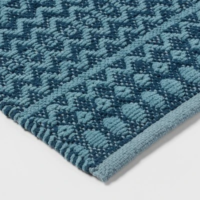 20"x32" Mixed Texture Chenille Bath Rug Teal Blue - Threshold™ 20"x32" Mixed Texture Chenille Bath Rug Teal Blue - Threshold™ -Home Furnishing Series Shop GUEST 49b8091e 076f 4a68 8ef3 950e6286c7c0