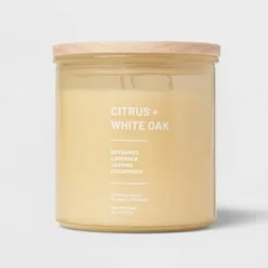 Wellness Jar Citrus And White Oak Candle Yellow - Threshold™ -Home Furnishing Series Shop GUEST 51de7eb0 bd7c 4e8e b79b 9ae5ec48b1d3