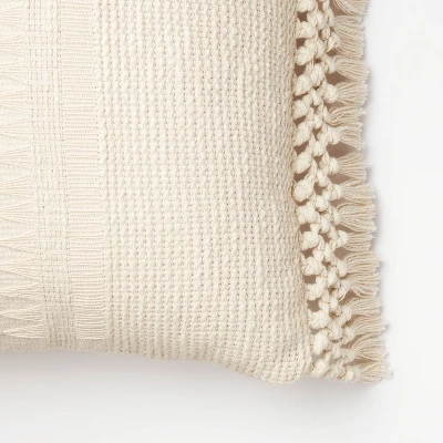 Textural Woven Throw Pillow with Trims Cream - Threshold™ designed with Studio McGee Textural Woven Throw Pillow With Trims Cream - Threshold™ Designed With Studio McGee -Home Furnishing Series Shop GUEST 5251894a 67c8 4b79 8cc1 fc90a369c28e