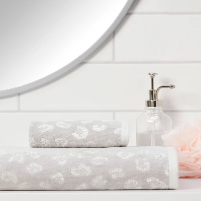 Leopard Reversible Towel Gray - Threshold™ Leopard Reversible Towel Gray - Threshold™ -Home Furnishing Series Shop GUEST 53b20ae2 6d58 463c b61e 6501597f4df0