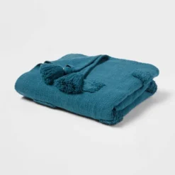 60"x80" Global Tufted Throw Blanket With Tassels - Threshold™ -Home Furnishing Series Shop GUEST 59eb25ff 94ed 4917 a472 1f3c2c9609a2