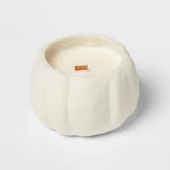 12oz Brushed Abstract Pumpkin Ceramic With Woodwick And Dustcover Pumpkin Woods Candle - Threshold™ 2 12oz Brushed Abstract Pumpkin Ceramic With Woodwick And Dustcover Pumpkin Woods Candle - Threshold™ -Home Furnishing Series Shop GUEST 5b059e28 6e08 45a7 a86f dbf22968050c