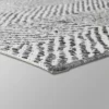 7' X 10' Herringbone Outdoor Rug Black/White - Threshold™