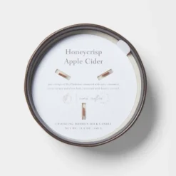 16oz Blackened Bowl Ceramic With Multi Woodwick And Dustcover Honeycrisp Apple Cider Candle Black - Threshold™ -Home Furnishing Series Shop GUEST 662f18f4 1b1d 4e09 b36e c380ba647f31