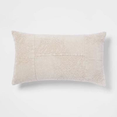 Oversized Washed Pieced Chenille Lumbar Throw Pillow - Threshold™ Oversized Washed Pieced Chenille Lumbar Throw Pillow - Threshold™ -Home Furnishing Series Shop GUEST 7135abcb b294 46f2 8b31 5859dbf20e3f