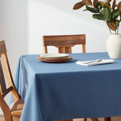 120" x 60" Cotton Tablecloth Blue - Threshold™ 120" X 60" Cotton Tablecloth Blue - Threshold™ -Home Furnishing Series Shop GUEST 7bef90c0 e550 4023 94eb c3459ec252a4