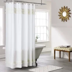 Macramé Fringe Shower Curtain Cream - Threshold™ -Home Furnishing Series Shop GUEST 7eeb8034 7f1e 476c bc36 6fe107c3a630