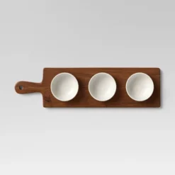 4pc Wood Cutting Board And Ceramic Bowl Set - Threshold™ 1 4pc Wood Cutting Board And Ceramic Bowl Set - Threshold™ -Home Furnishing Series Shop GUEST 810a6167 d0c0 47d4 8be4 3bece46a54b9