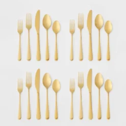 20pc Harrington Flatware Set Gold - Threshold™ 2 20pc Harrington Flatware Set Gold - Threshold™ -Home Furnishing Series Shop GUEST 83f8ea2e 2885 4bf8 9e92 e1aa54e1e88c