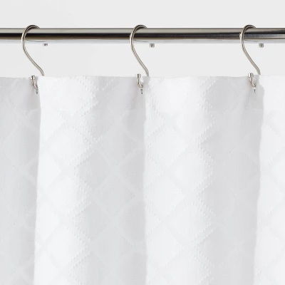 Dyed Clipped Diamond Shower Curtain White - Threshold™ Dyed Clipped Diamond Shower Curtain White - Threshold™ -Home Furnishing Series Shop GUEST 8c71dc0a 7283 479a b4aa eeb6914980f4