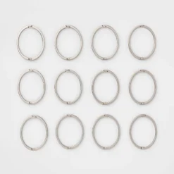 Rust Proof Oval Shower Ring Nickel - Threshold™ -Home Furnishing Series Shop GUEST 8e87888c fc5e 49b7 9854 8aa6728c66e9