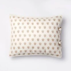 Lofty Cotton Slub Woodblock Print Floral Quilt Sham White/Mauve – Threshold™ Designed With Studio McGee -Home Furnishing Series Shop GUEST 91bdf0cb 01ba 49fd a8d1 d1eea5909891