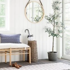 26" Wood Mirror With Pleather Strap Hanger - Threshold™ Designed With Studio McGee 3 26" Wood Mirror With Pleather Strap Hanger - Threshold™ Designed With Studio McGee -Home Furnishing Series Shop GUEST 91dea4da 00ed 45d1 9f22 518a2a48f1fa