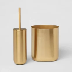 Brushed Brass Waste Can Gold - Threshold™ 2 Brushed Brass Waste Can Gold - Threshold™ -Home Furnishing Series Shop GUEST 91e5b161 cc7f 4b14 a720 142c3f4bd469