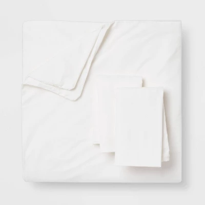 Washed Cotton Sateen Duvet & Sham Set - Threshold™ Washed Cotton Sateen Duvet & Sham Set - Threshold™ -Home Furnishing Series Shop GUEST 9becce31 1a07 4c85 a879 10b2362bee28