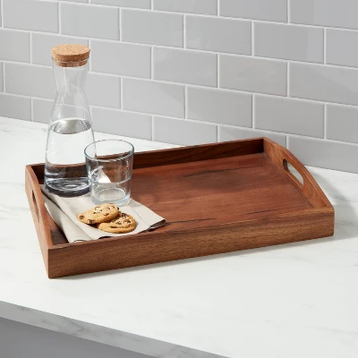20" x 13" Wood Signature Serving Tray - Threshold™ 20" X 13" Wood Signature Serving Tray - Threshold™ -Home Furnishing Series Shop GUEST 9c886444 19fc 43d3 b437 3e480a4b2bad