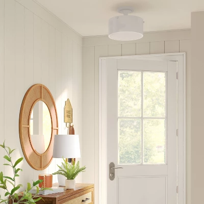 Metal Semi Flush Mount White - Threshold™ Metal Semi Flush Mount White - Threshold™ -Home Furnishing Series Shop GUEST 9f96ab33 6e9a 4eea b529 44e1fe42dfc3