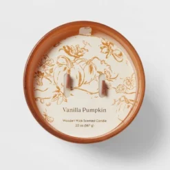 20oz Glass Woodwick Vanilla Pumpkin Candle - Threshold™ -Home Furnishing Series Shop GUEST a5419cb6 c88b 4c21 a56b d71789983174