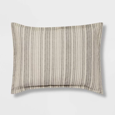 7pc Reversible Printed Stripe Comforter Bedding Set with Sheets Gray - Threshold™ 7pc Reversible Printed Stripe Comforter Bedding Set With Sheets Gray - Threshold™ -Home Furnishing Series Shop GUEST a6518a6e 021c 48a2 a080 bfbd6baea623