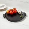 15" X 13" Acacia Modern Serving Tray Black - Threshold™
