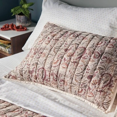 Voile Paisley Printed Quilt Sham Cream - Threshold™ Voile Paisley Printed Quilt Sham Cream - Threshold™ -Home Furnishing Series Shop GUEST a93dc317 a72e 4b9c a3f5 4e4c1c4d2bbb