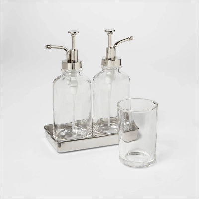 Double Soap Pump Oil Can Clear - Threshold™ Double Soap Pump Oil Can Clear - Threshold™ -Home Furnishing Series Shop GUEST aa63fd11 03a9 41b1 94a9 c763e99794c9