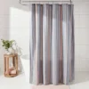 Seersucker Waffle Shower Curtain Blue - Threshold™
