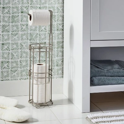 4 Roll Reserve Plus Freestanding Toilet Tissue Holder Silver - Threshold™ 4 Roll Reserve Plus Freestanding Toilet Tissue Holder Silver - Threshold™ -Home Furnishing Series Shop GUEST ad901bb5 7e6c 4582 83e8 f87f7f0c457e